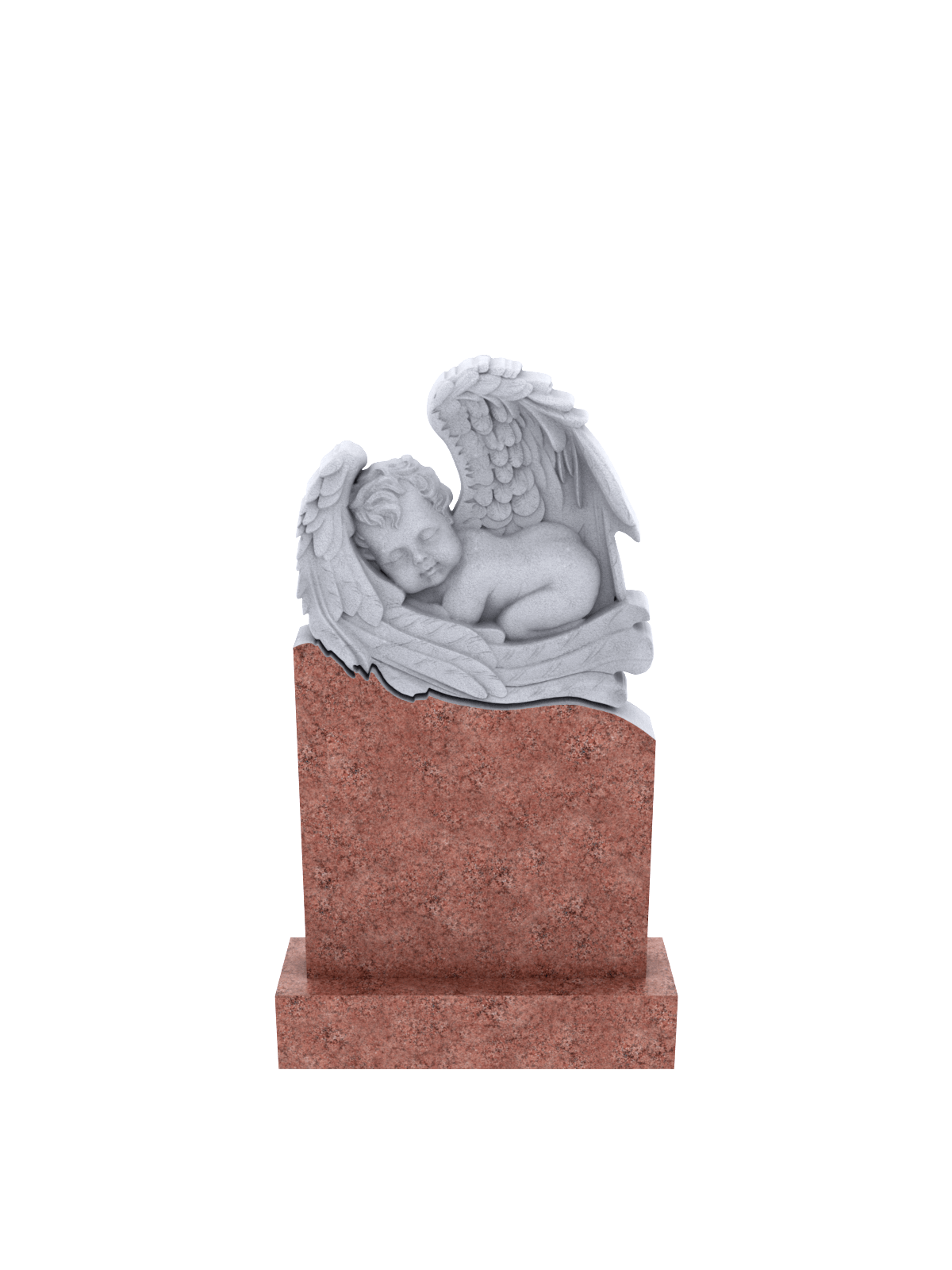 Памятник из красного гранита Винга 1336