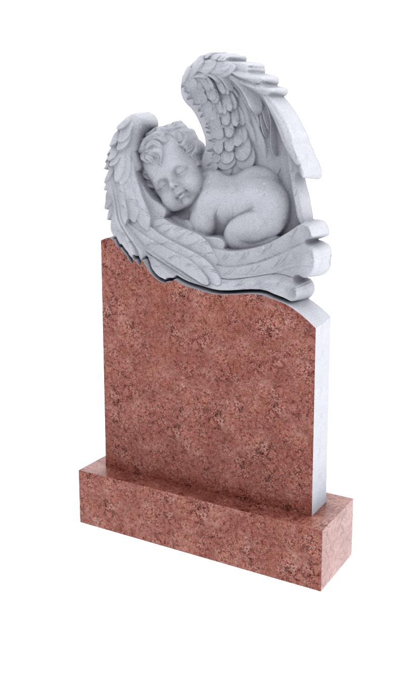 Памятник из красного гранита Винга 1336
