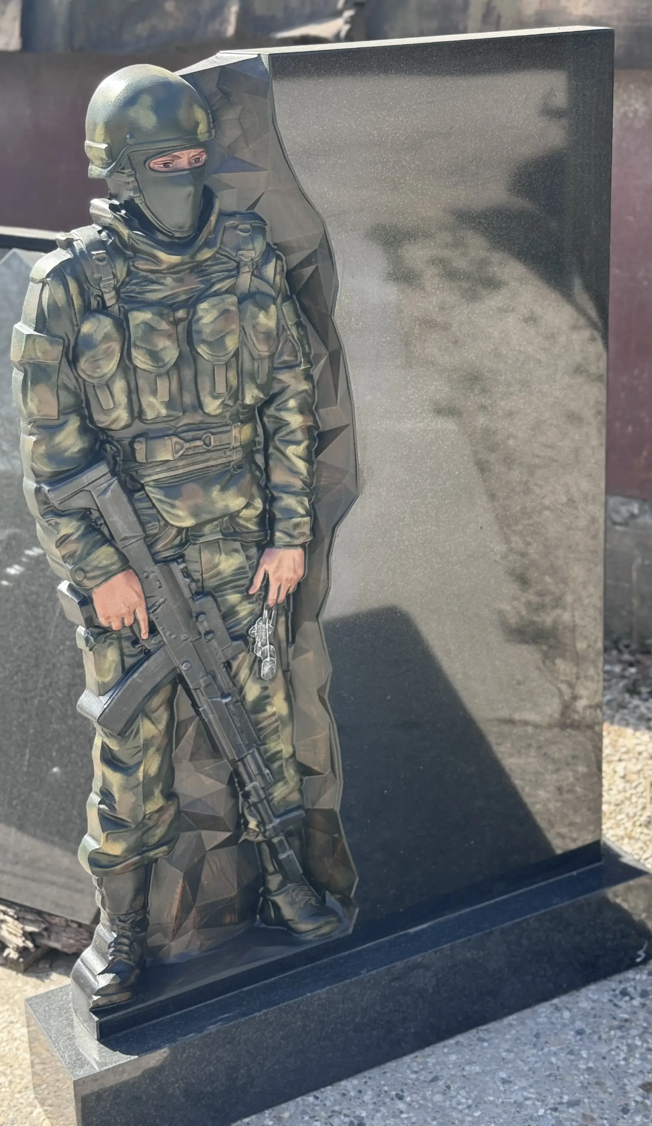 Памятник 1352 Диабаз 120x80x8