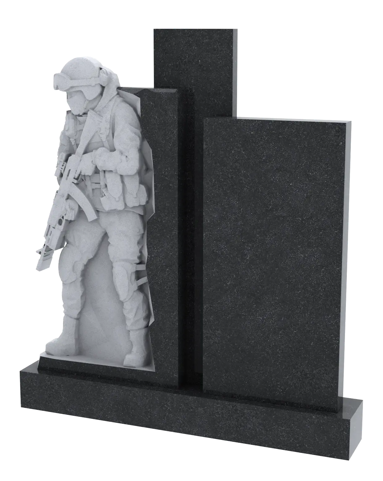 Памятник 1357 Диабаз 120x60x8