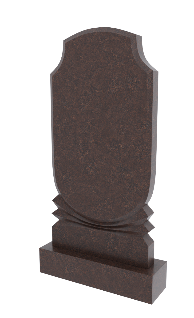 Памятник из коричневого гранита 1236